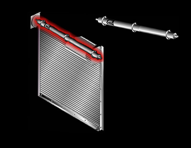 counter-balance-shaft on rolling door 