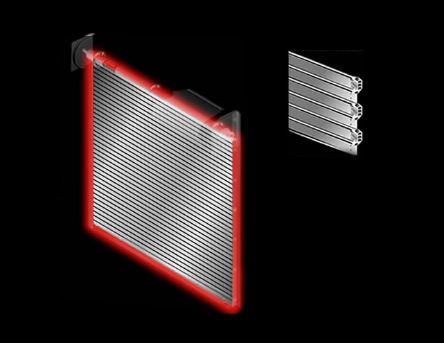 door-curtain on rolling door 