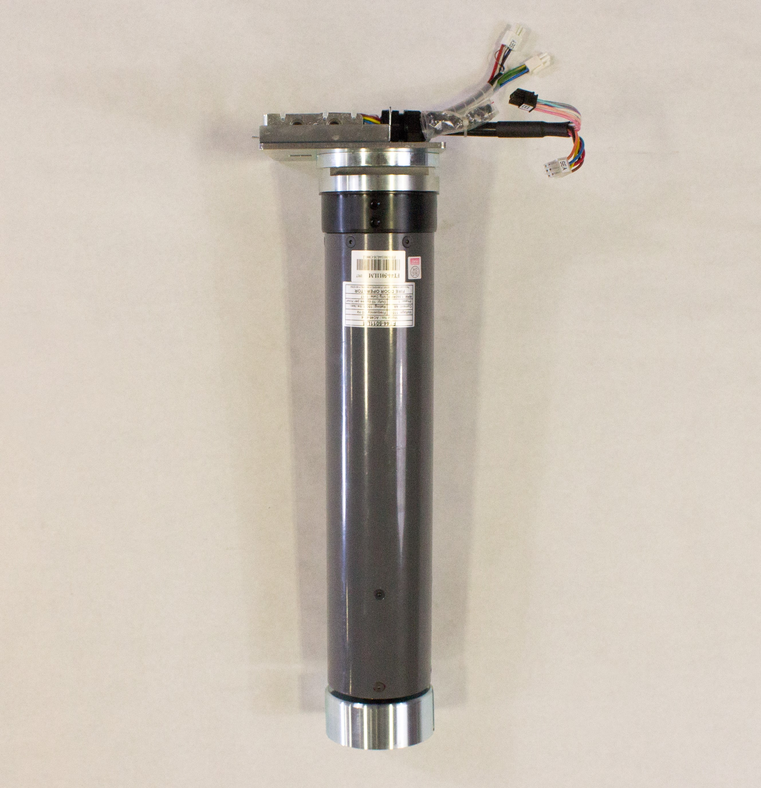 Picture of a tube motor that goes inside a shaft 