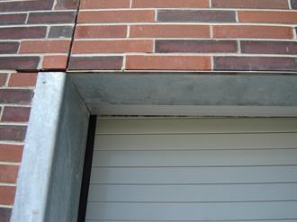 Weather seal Lintel brush